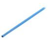 Teplem smrštitelná trubička bez lepidla 3: 1 6mm L: 1,2m modrá