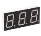 Zobrazovač: LED sedmisegmentový 20,32mm červená 45-90mcd 0,8