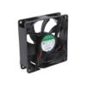 Ventilátor: DC axiální 24VDC 92x92x25mm 87,5m3/h 34dBA kluzné