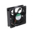 Ventilátor: DC axiální 24VDC 92x92x25mm 87,5m3/h 34dBA kluzné