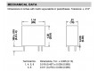 AZ733W-2A-12DE Relé: elektromagnetické DPST-NO Ucívky:12VDC 10A/250VAC 12A