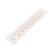 Víceotvorová průchodka TPE (termoplastický elastomer) bílá