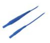 MSFKB4411150-BL Měřicí šňůra PVC 1,5m modrá 8A Průř.vod:1mm2