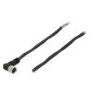 Kabel: pro snímače/automatizaci M8 PIN: 4 úhlový 3m zástrčka