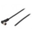 Kabel: pro snímače/automatizaci M8 PIN: 4 úhlový 5m zástrčka