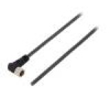 Kabel: pro snímače/automatizaci M8 PIN: 3 úhlový 3m zástrčka