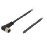 Připojovací kabel M8 PIN: 3 úhlový 10m zástrčka 60VAC 4A