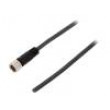 Kabel: pro snímače/automatizaci M8 PIN: 3 přímý 5m zástrčka