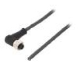 Připojovací kabel M12 PIN: 5 úhlový 5m zástrčka 125VAC 4A