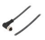 Připojovací kabel M12 PIN: 5 úhlový 10m zástrčka 125VAC 4A