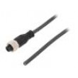 Kabel: pro snímače/automatizaci M12 PIN: 4 přímý 3m zástrčka
