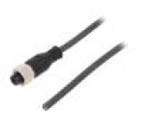 Kabel: pro snímače/automatizaci M12 PIN: 4 přímý 3m zástrčka