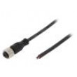 Kabel: pro snímače/automatizaci M12 PIN: 4 přímý 5m zástrčka