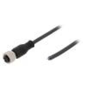 Kabel: pro snímače/automatizaci M12 PIN: 4 přímý 10m zástrčka
