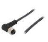 Kabel: pro snímače/automatizaci M12 PIN: 4 úhlový 3m zástrčka