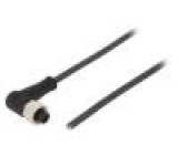 Kabel: pro snímače/automatizaci M12 PIN: 4 úhlový 5m zástrčka