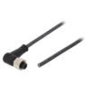 Kabel: pro snímače/automatizaci M12 PIN: 4 úhlový 10m zástrčka