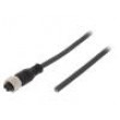 Kabel: pro snímače/automatizaci M12 PIN: 5 přímý 5m zástrčka