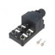 Rozbočovač M12 PIN: 5 zásuvka 7A PT -25÷75°C IP52 24VDC IN: 4