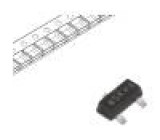 SQ2351ES-T1-GE3 Tranzistor: P-MOSFET unipolární -20V -1,8A 2W SOT23