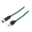 Kabel: pro snímače/automatizaci PIN: 8 2m 500mA IP67 zásuvka
