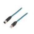 Kabel: pro snímače/automatizaci PIN: 8 3m 500mA IP67 zásuvka