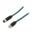Kabel: pro snímače/automatizaci PIN: 8 5m 500mA IP67 zásuvka