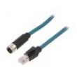 Kabel: pro snímače/automatizaci PIN: 8 10m 500mA IP67 zásuvka