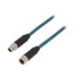 Kabel: pro snímače/automatizaci PIN: 8 10m 500mA IP67 vidlice