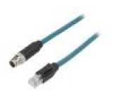 Kabel: pro snímače/automatizaci PIN: 8 5m 500mA IP67 vidlice