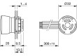 Přepínač: nouzové zastavení 2 polohy NC 5A/250VAC 5A/24VDC