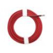 Vodič licna Cu 2x0,14mm2 PVC červená, černá 250V -5÷85°C 5m