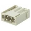 Konektor: HDC modul vidlice Han Modular PIN:6 16A 500V