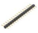 Kolíková lišta kolíkové vidlice PIN:16 přímý 2,54mm THT 1x16