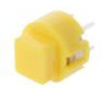 Přepínač: klávesnicový Polohy:2 SPST-NO 0,01A/32VDC žlutá
