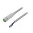 Kabel: pro snímače/automatizaci M8 PIN: 3 přímý 5m zástrčka