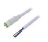 Kabel: pro snímače/automatizaci M8 PIN: 4 přímý 5m zástrčka