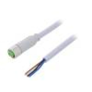 Kabel: pro snímače/automatizaci M8 PIN: 4 přímý 5m zástrčka