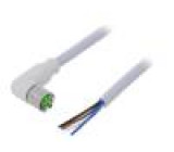 Kabel: pro snímače/automatizaci M8 PIN: 4 úhlový 5m zástrčka