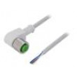 Kabel: pro snímače/automatizaci M12 PIN: 4 úhlový 5m zástrčka