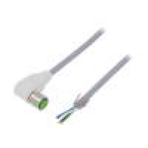 Kabel: pro snímače/automatizaci M12 PIN: 5 úhlový 5m zástrčka