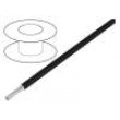 Wire MIL-W-16878/6 (Type ET) stranded Cu 32AWG black PTFE