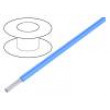 Wire MIL-W-16878/6 (Type ET) stranded Cu 32AWG blue PTFE