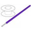 Wire MIL-W-16878/6 (Type ET) stranded Cu 32AWG violet PTFE