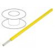 Wire MIL-W-16878/6 (Type ET) stranded Cu 32AWG yellow PTFE