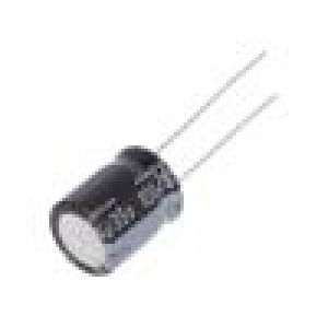 Kondenzátor: elektrolytický THT 100uF 35VDC Ø10x12,5mm ±20%