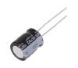 Kondenzátor: elektrolytický THT 220uF 50VDC Ø10x12,5mm ±20%