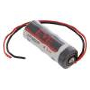 Baterie: lithiové 3,6V 18505 vodiče 150mm Ø18,7x50,5mm