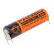 Baterie: lithiové 3,6V AA 3pin,plusový pól:  2pin Ø14,5x50,5mm