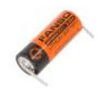 Baterie: lithiové 3,6V 18505 pájecí očka Ø18,5x50,5mm 3500mAh